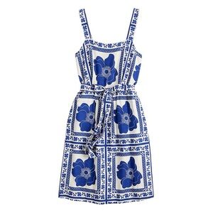 Draper James Blue & White Floral Dress